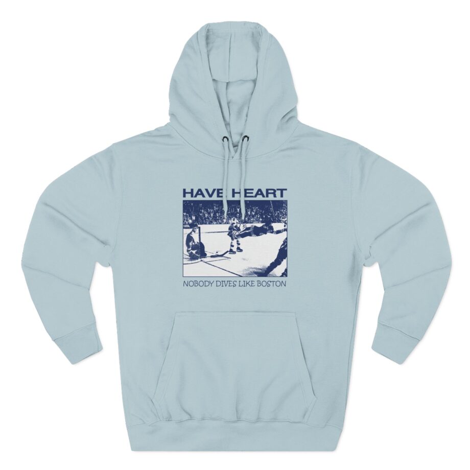 Have Heart Nobody Dives Like Boston Three-Panel Fleece Hoodie