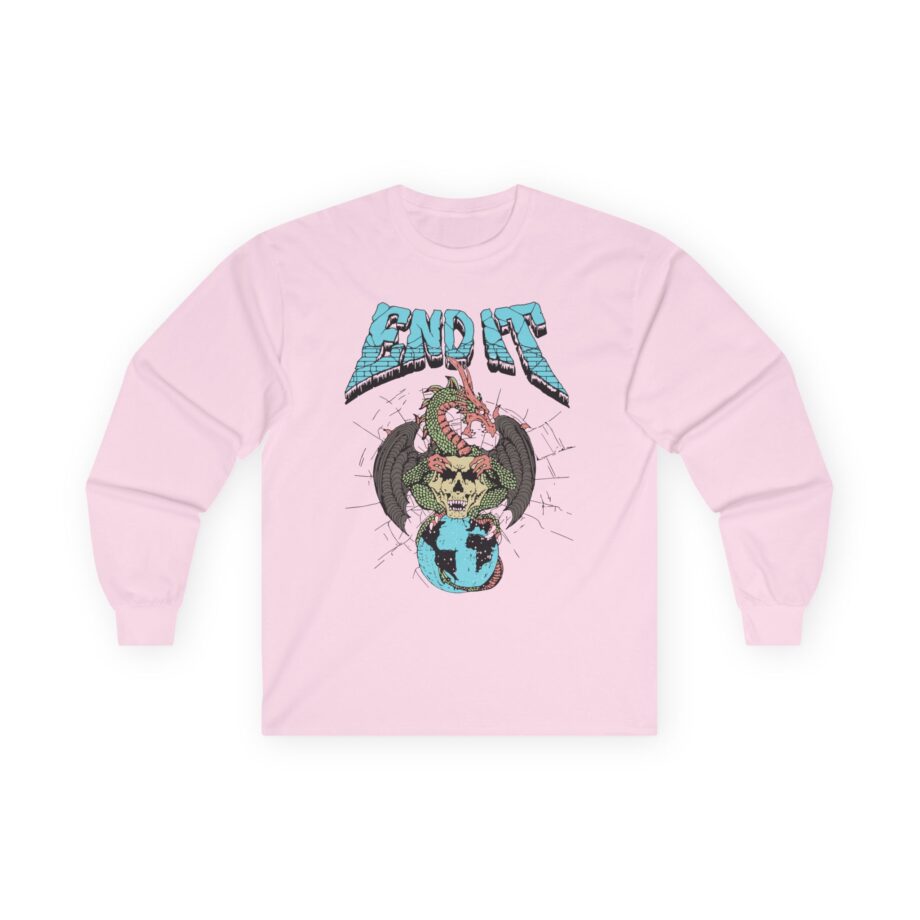 End It Dragon Skull Unisex Ultra Cotton Long Sleeve Tee