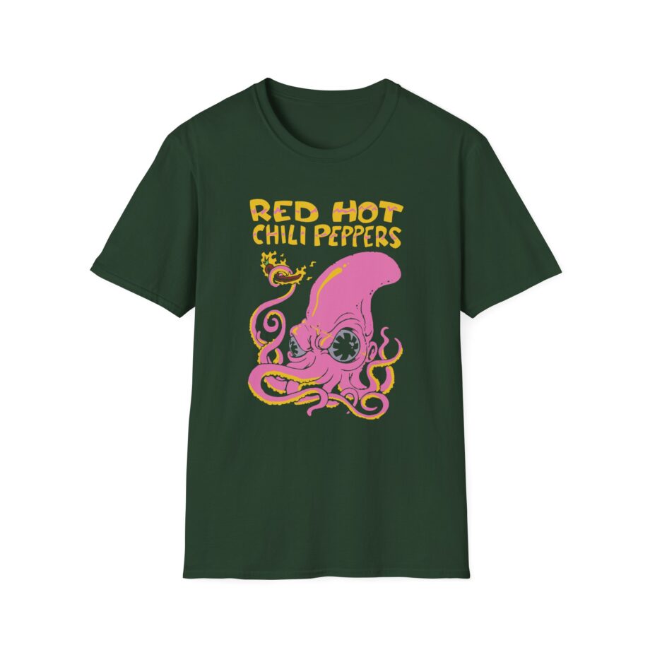 Red Hot Chili Peppers Octopus Unisex Softstyle T-Shirt