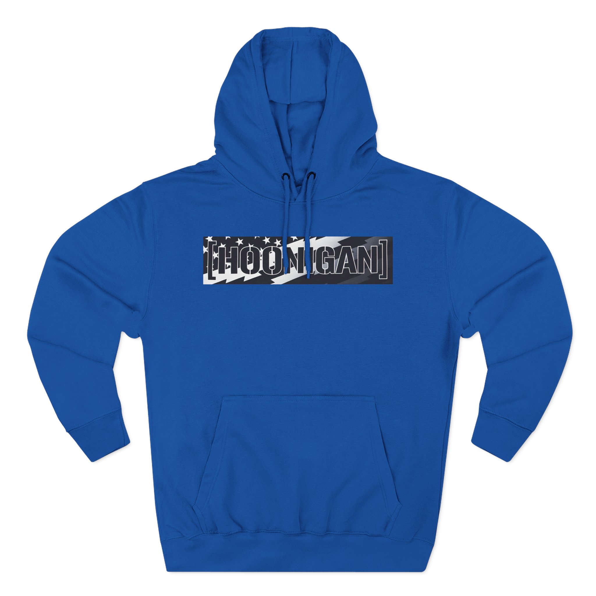 Ken Block Hoonigan Stars & Stripes Censor Bar Three-Panel Fleece Hoodie