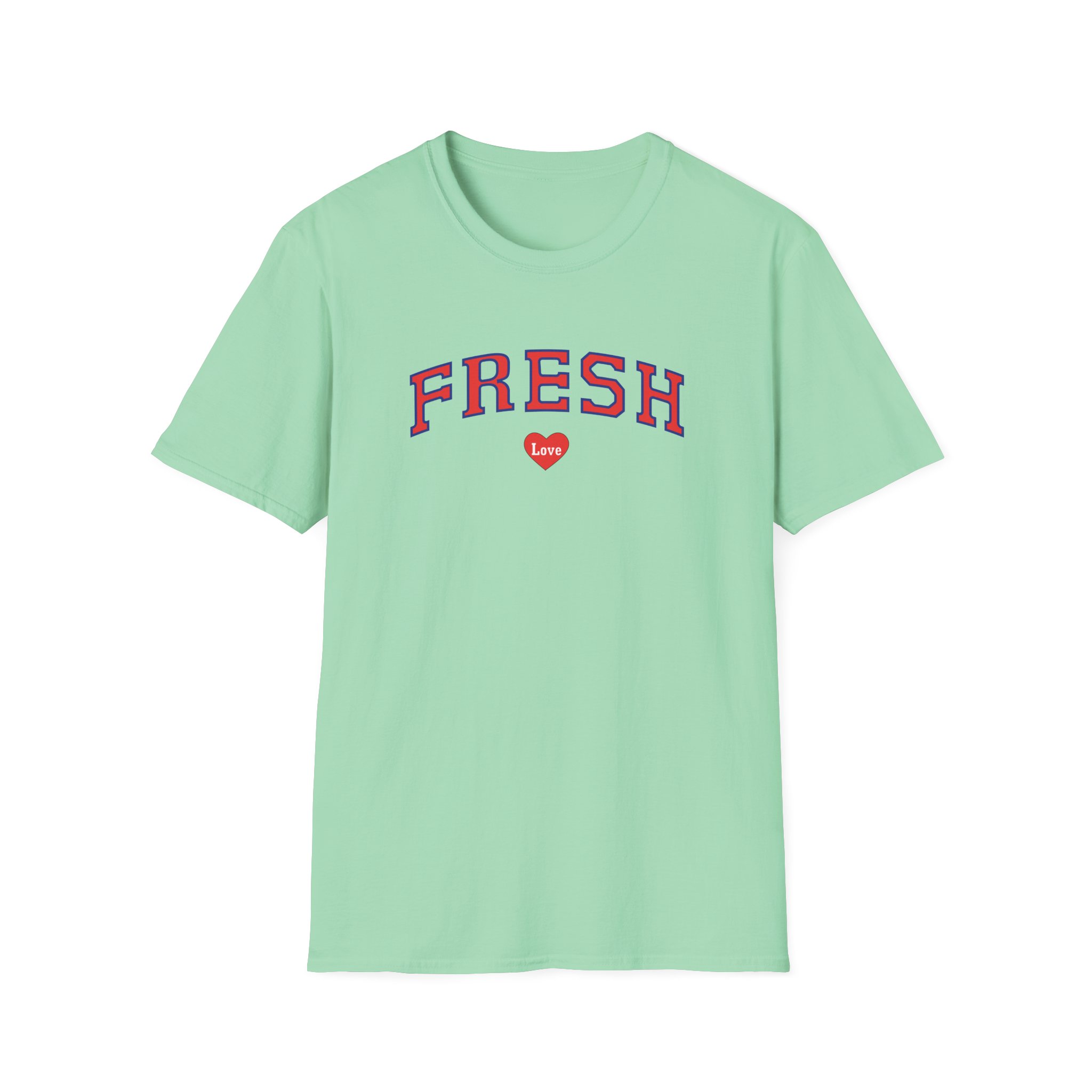 Fresh Love Heart Unisex Softstyle T-Shirt