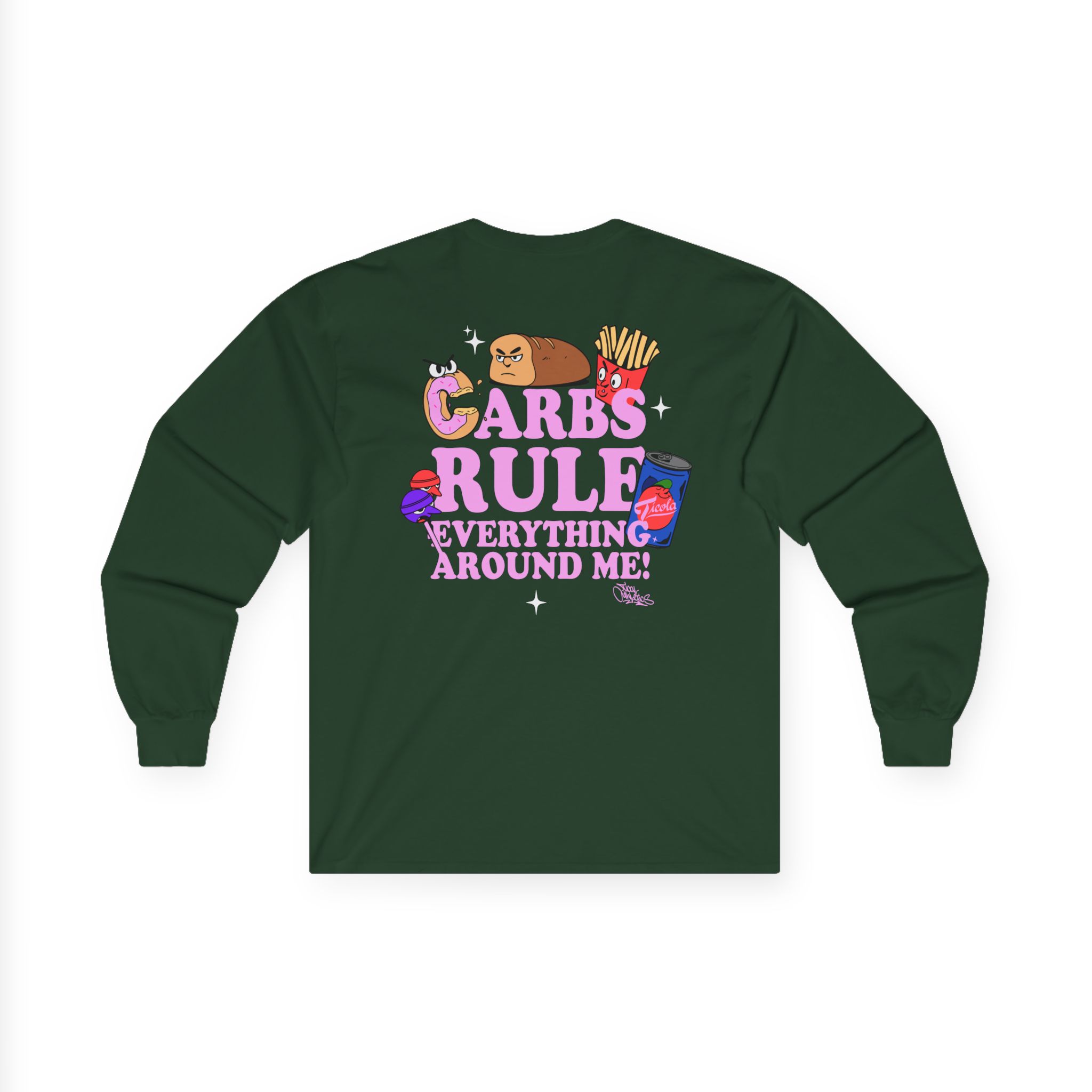 Method Man Carbs Rule Everything Around Me Unisex Ultra Cotton Long Sleeve Tee