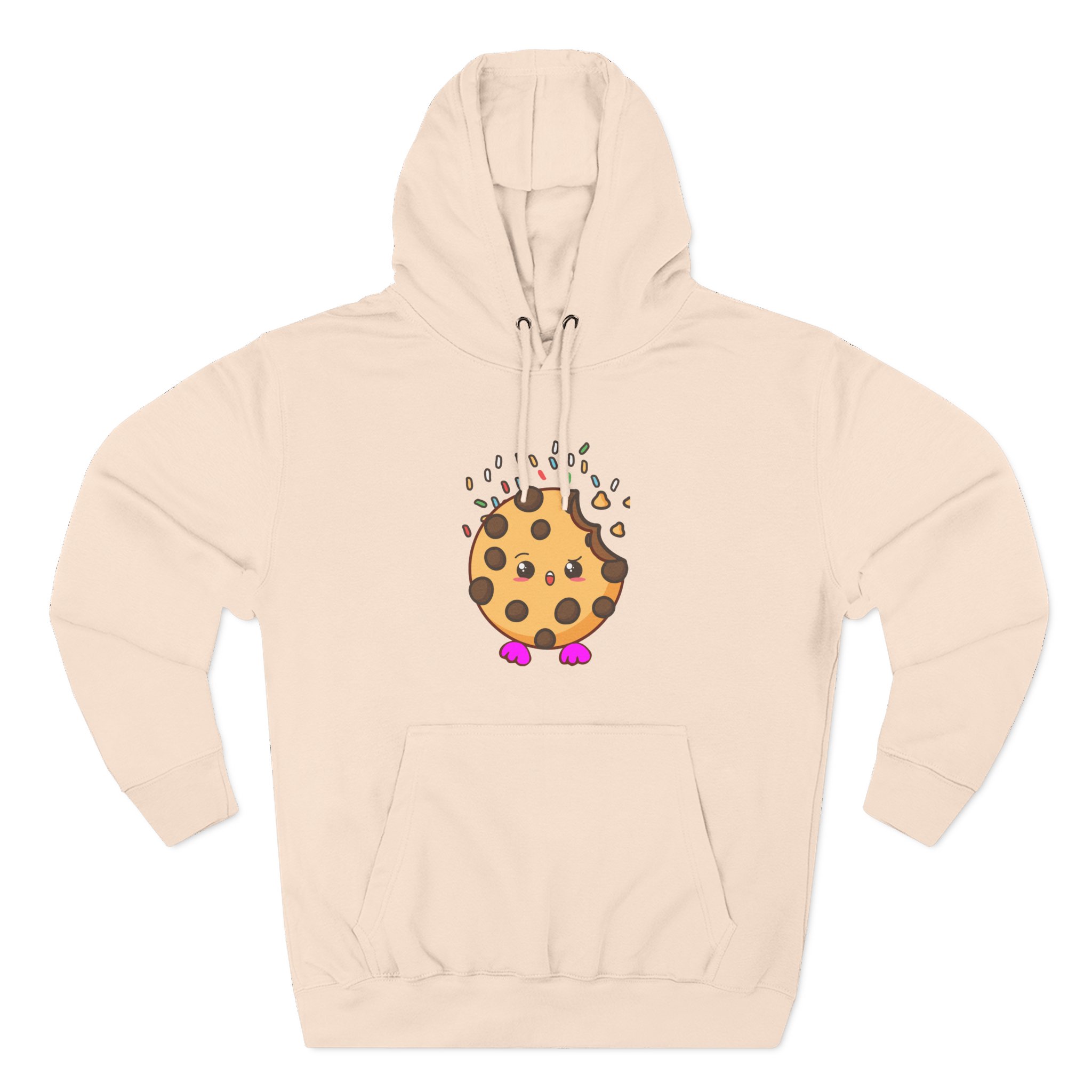 Cookieswirlc Three-Panel Fleece Hoodie