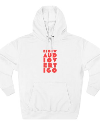 Elbow Audio Vertigo Stacked Logo Three-Panel Fleece Hoodie