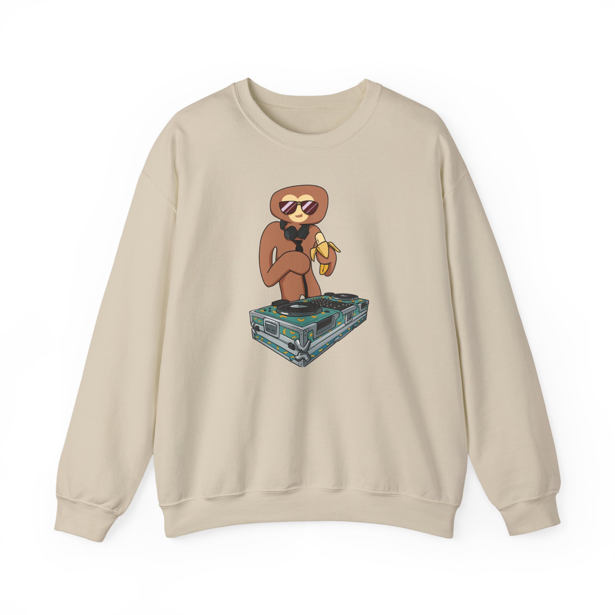 Spoonkid Dj Monke Unisex Heavy Blendâ„¢ Crewneck Sweatshirt