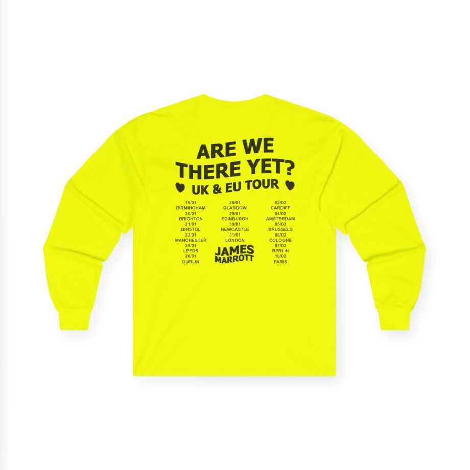 James Marriott 2024 Tour Logo Unisex Ultra Cotton Long Sleeve Tee