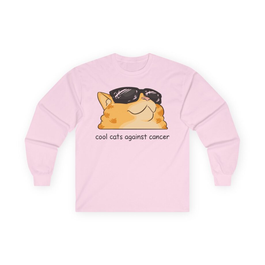 Lilsimsie cool cats against cancer Unisex Ultra Cotton Long Sleeve Tee
