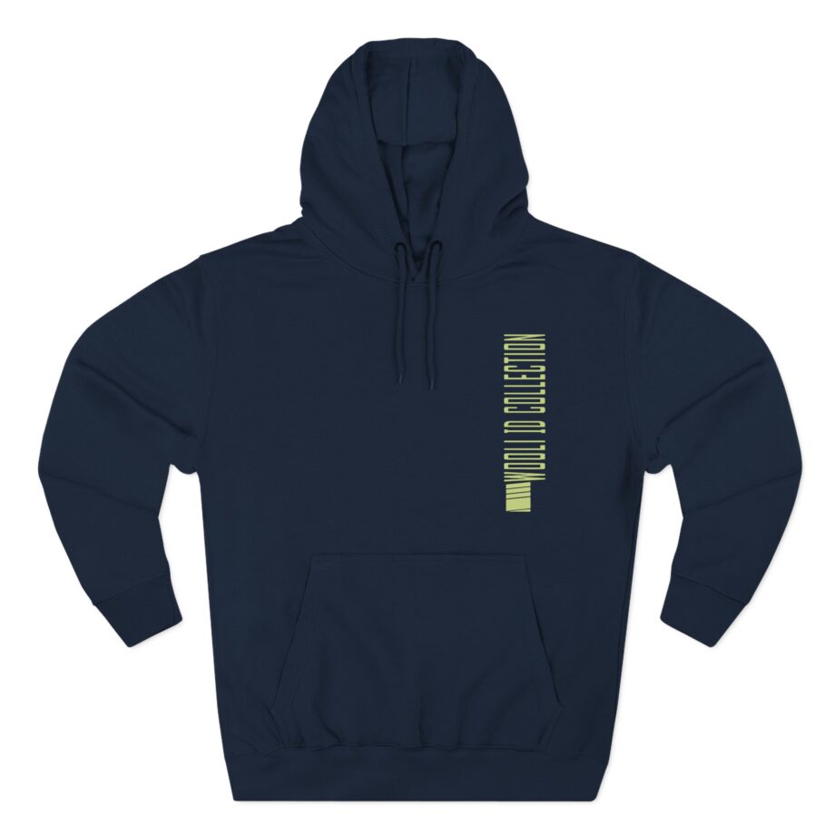 Wooli Logo Three-Panel Fleece Hoodie