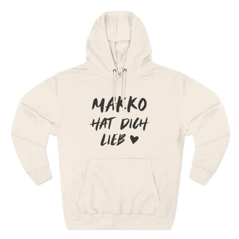 Makko Three-Panel Fleece Hoodie