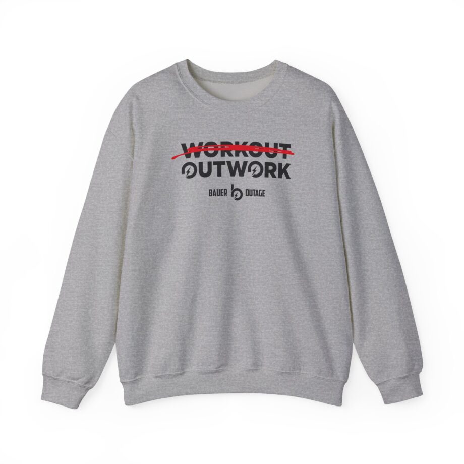 Trevor Bauer Outwork Workout Unisex Heavy Blend™ Crewneck Sweatshirt