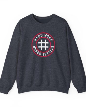 Trevor Bauer Hard Work Never Settles Unisex Heavy Blend™ Crewneck Sweatshirt