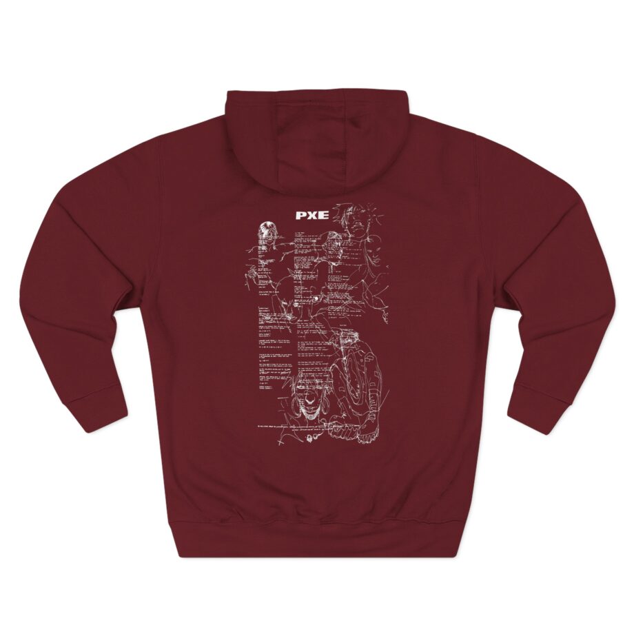 Ecco2k in the Flesh Three-Panel Fleece Hoodie