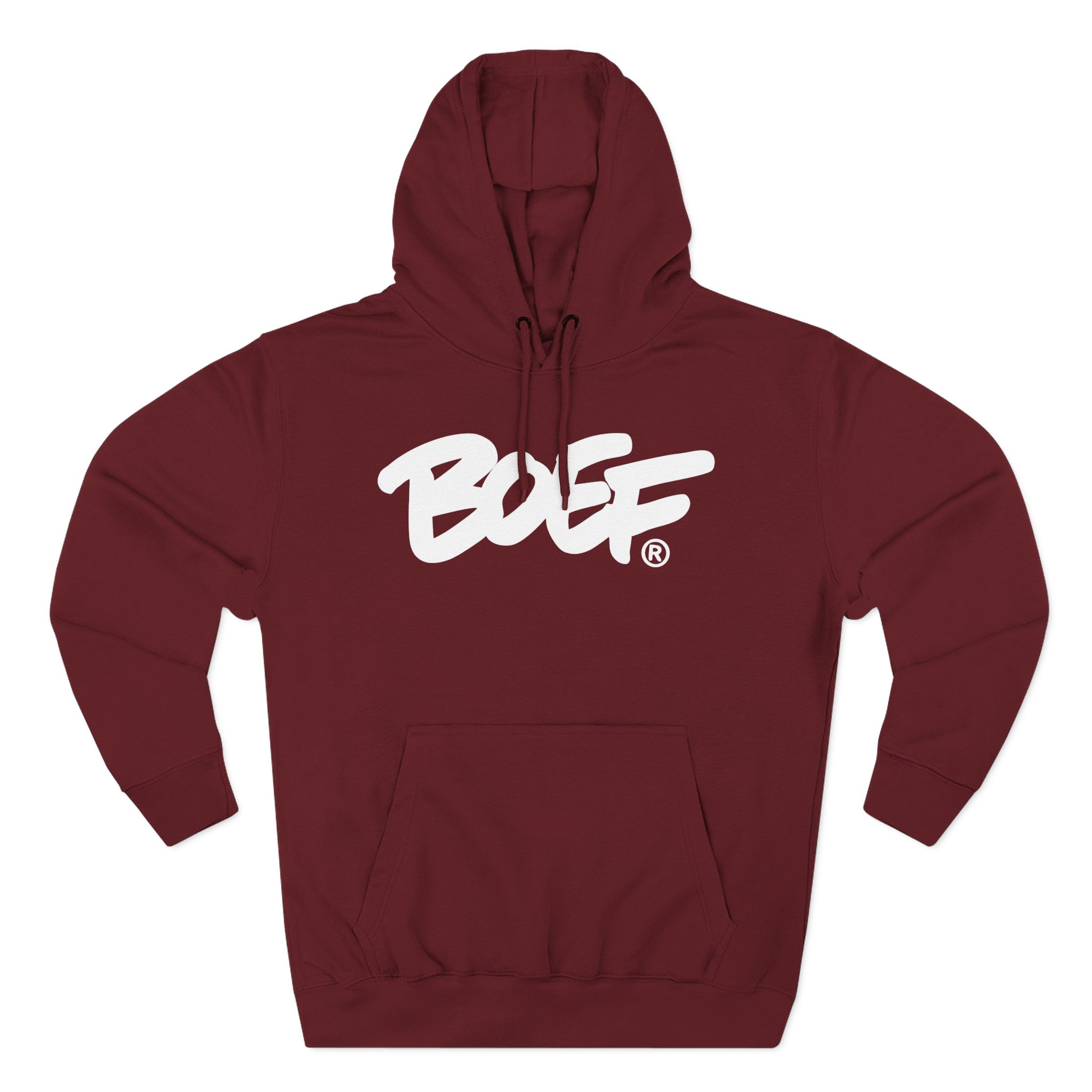 Boef Three-Panel Fleece Hoodie