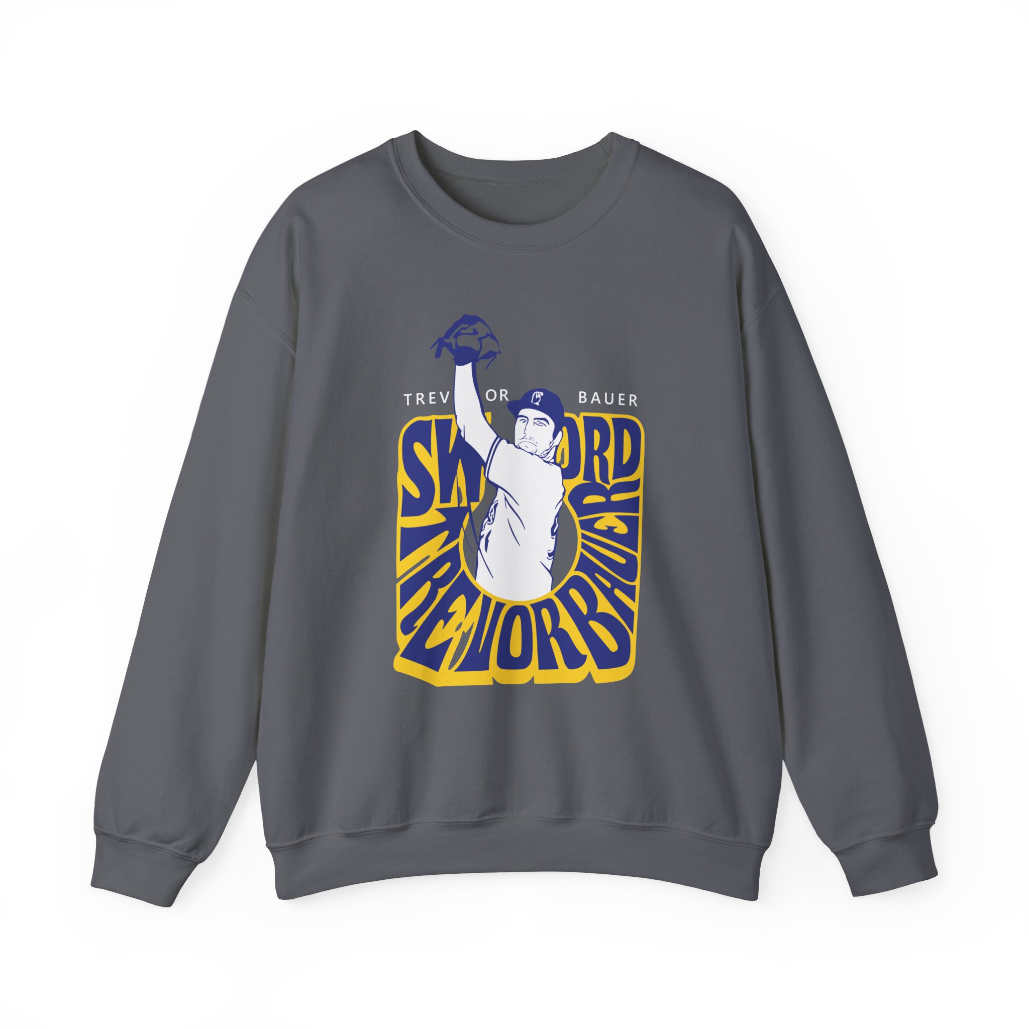 Trevor Bauer Unisex Heavy Blendâ„¢ Crewneck Sweatshirt
