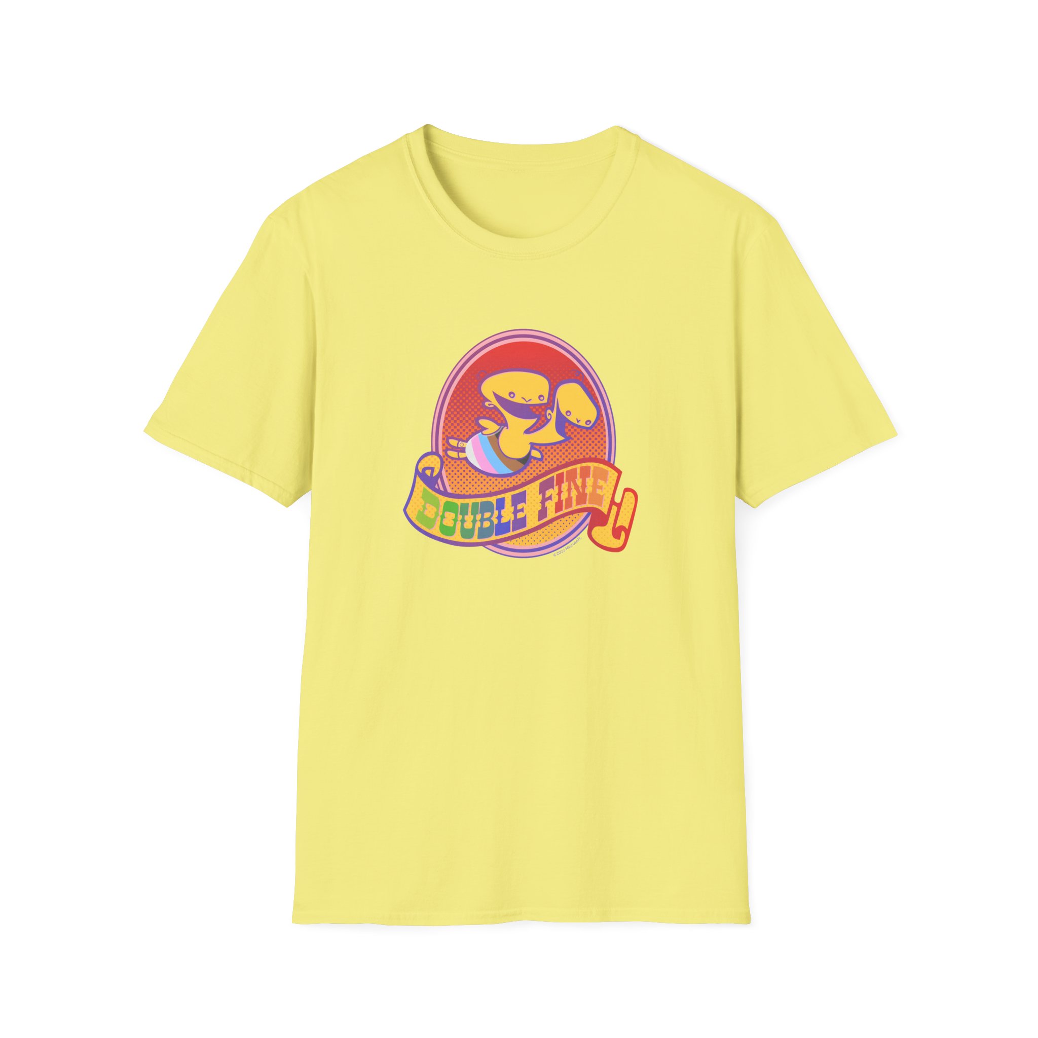 Double Fine Pride Unisex Softstyle T-Shirt