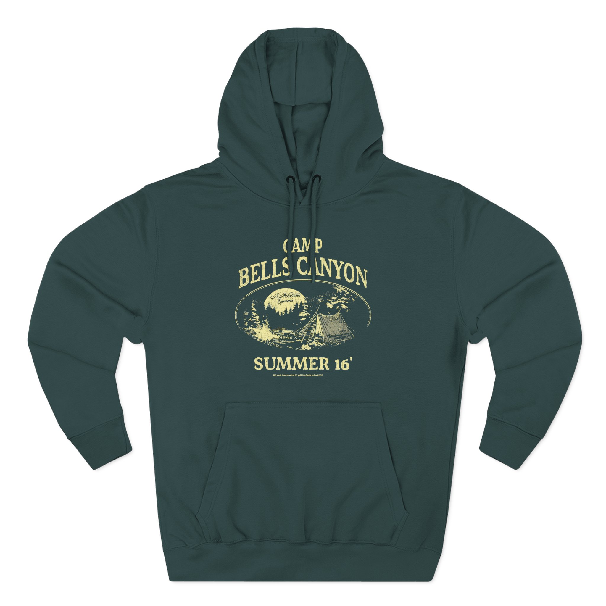 Mrballen Bells Canyon Distressed Three-Panel Fleece Hoodie
