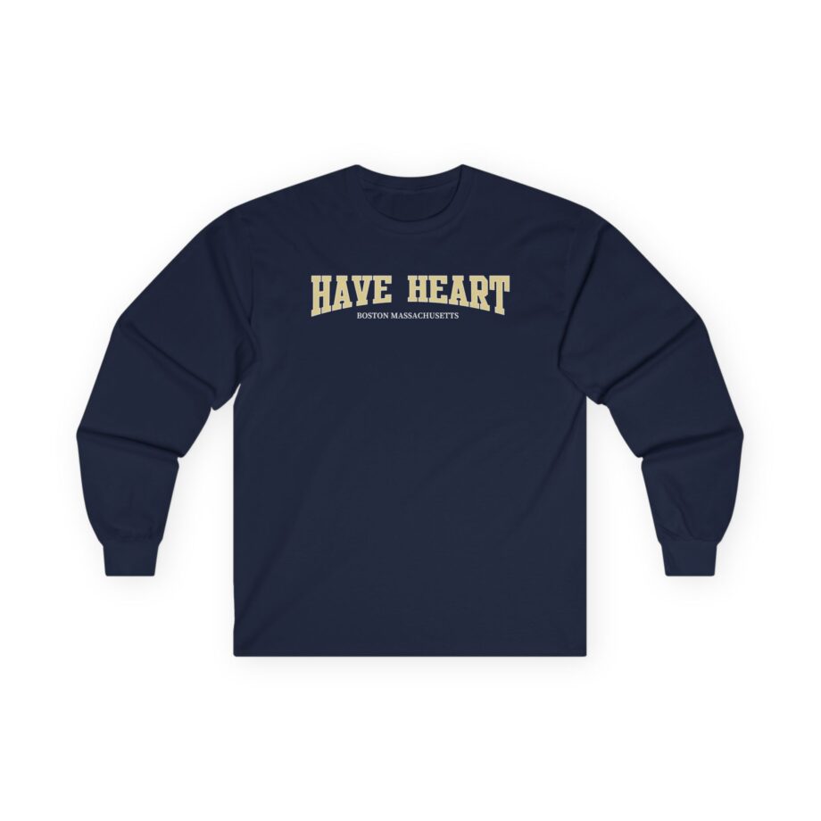 Have Heart Boston Edge Unisex Ultra Cotton Long Sleeve Tee