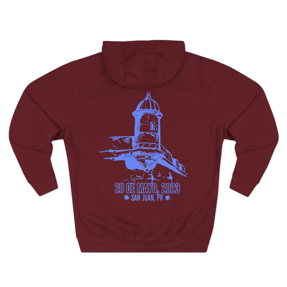 Eladio Carrion Puerto Rico Three-Panel Fleece Hoodie