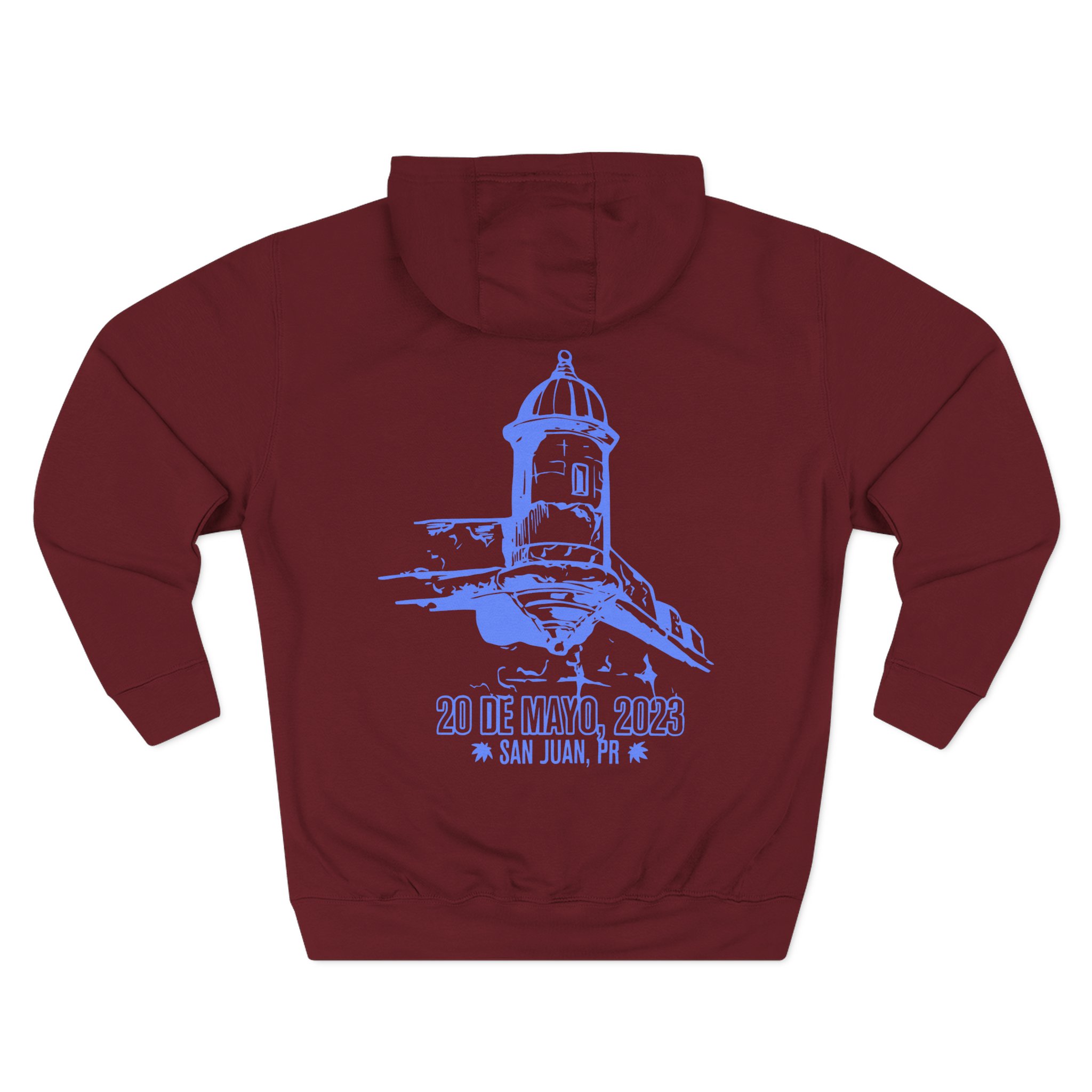 Eladio Carrion Puerto Rico Three-Panel Fleece Hoodie