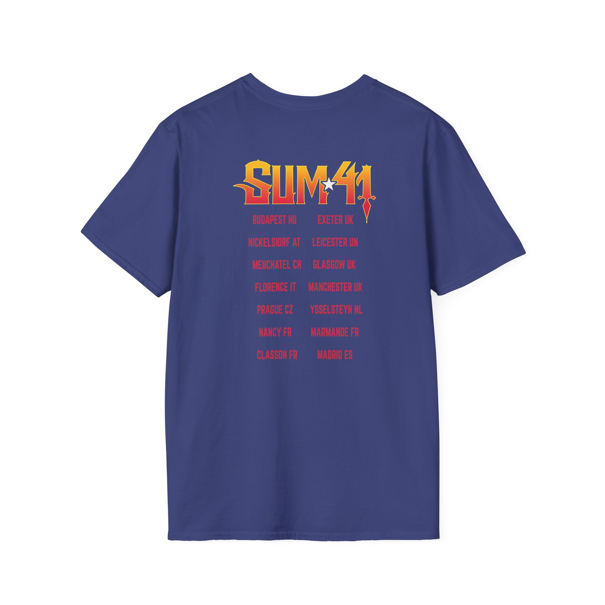Sum 41 Out for Blood Unisex Softstyle T-Shirt