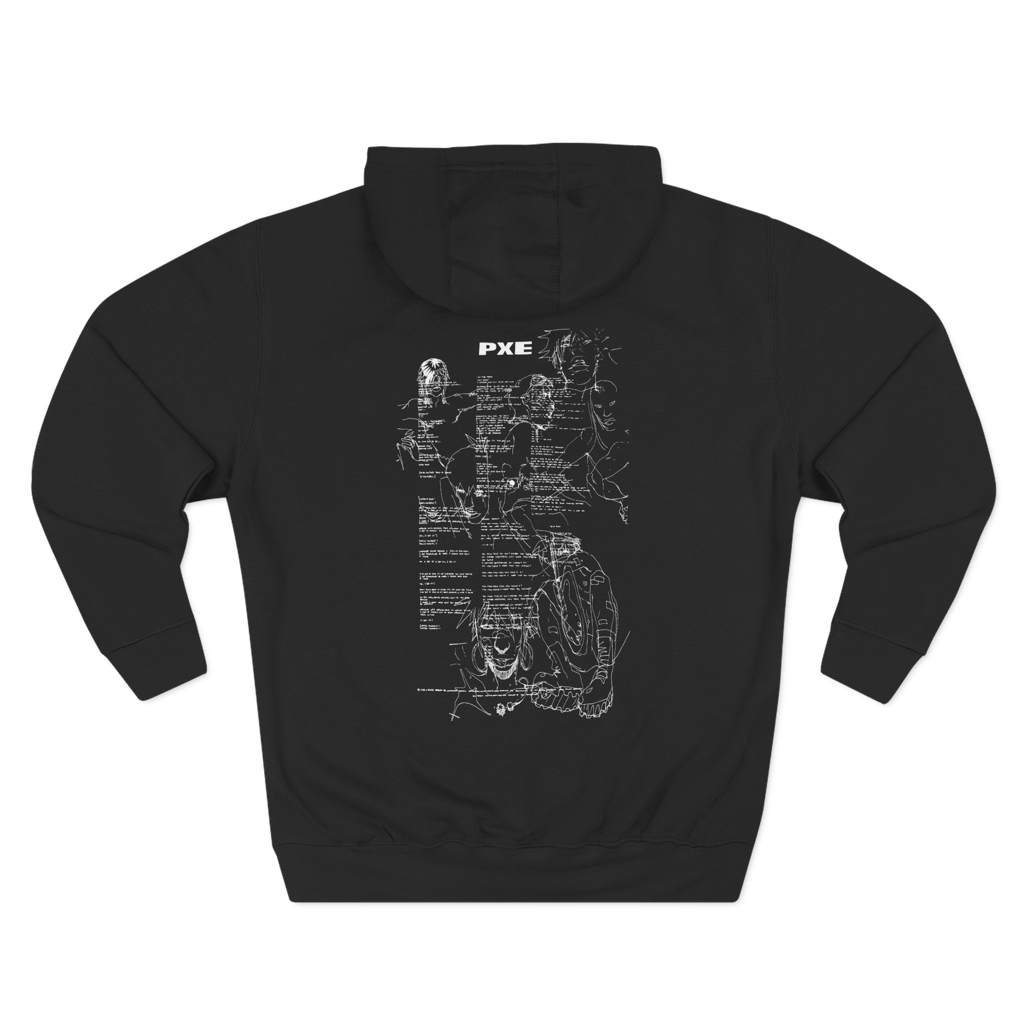 Ecco2k in the Flesh Three-Panel Fleece Hoodie