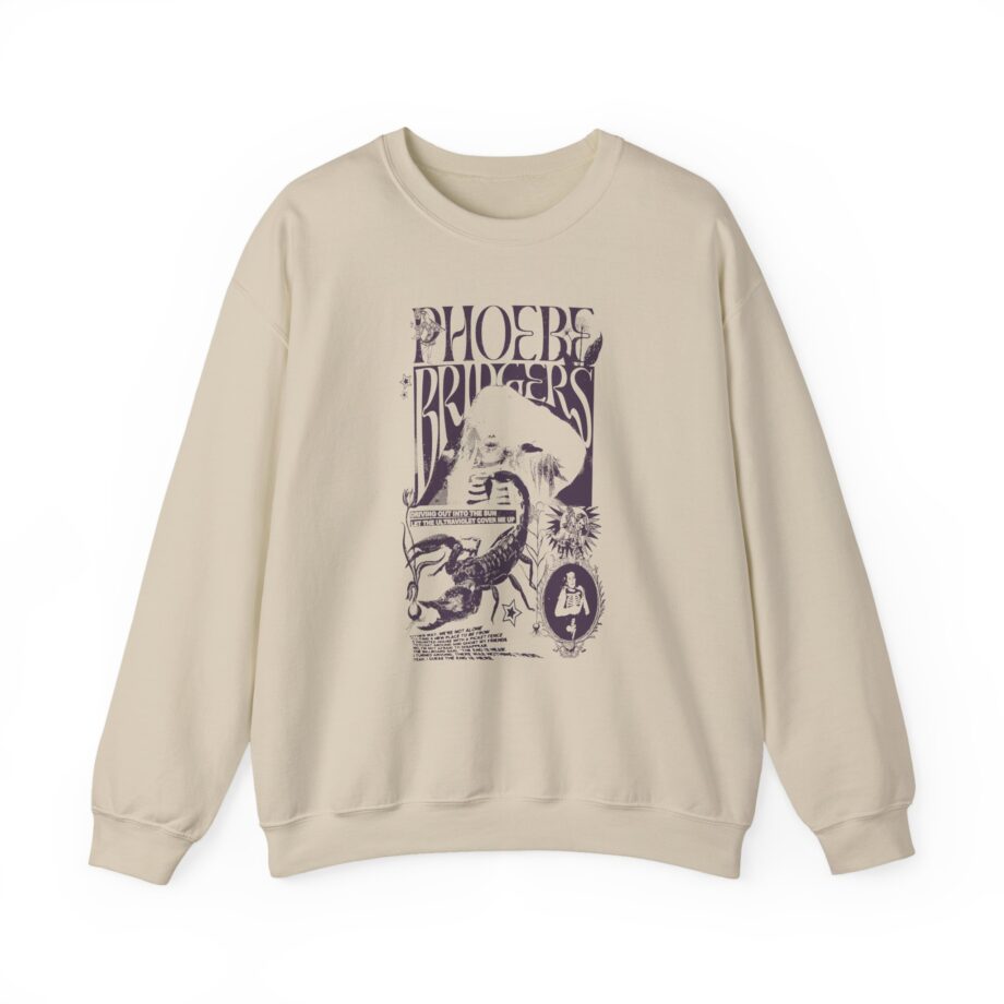 Phoebe Bridgers I Know the End Natural Unisex Heavy Blend™ Crewneck Sweatshirt