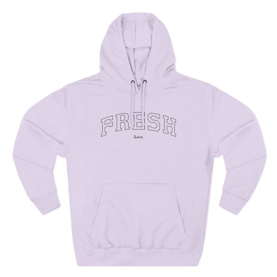 Fresh Love Varsity Three-Panel Fleece Hoodie