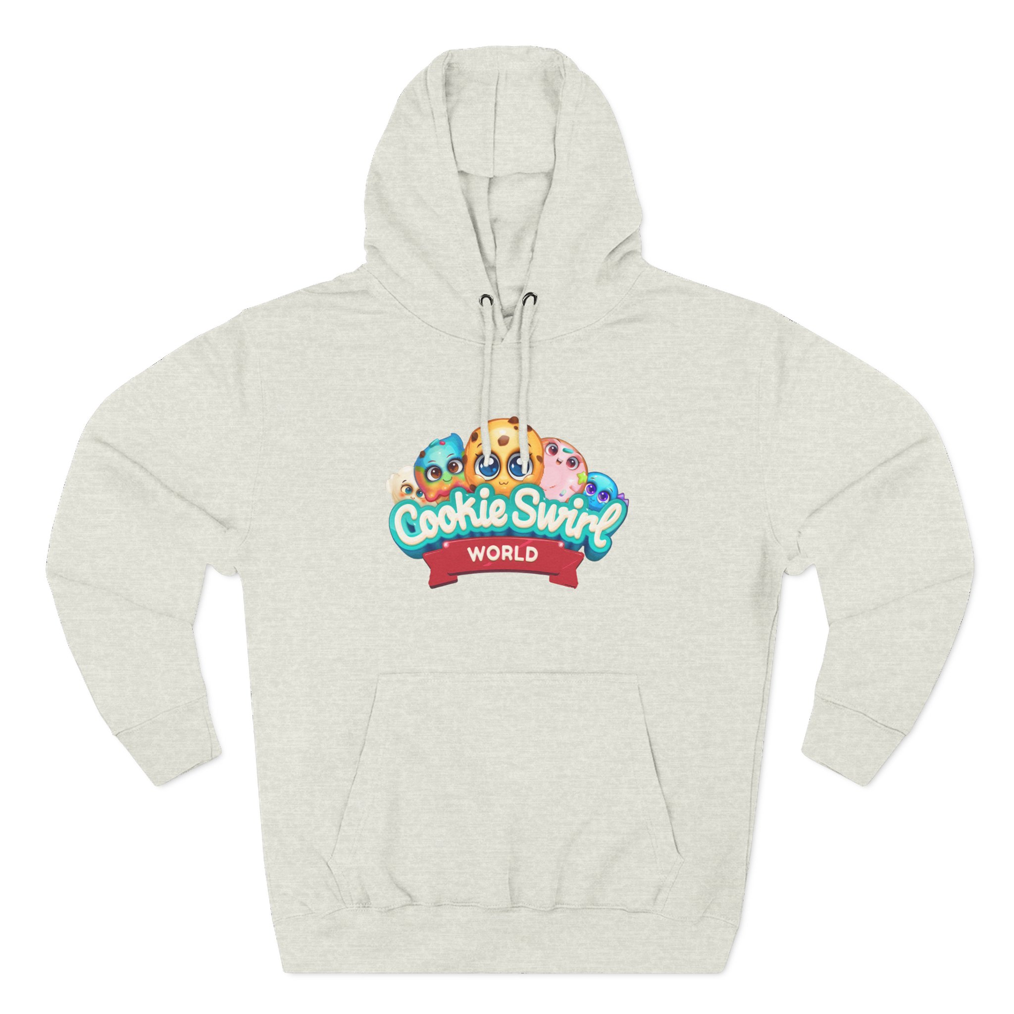 Cookieswirlc Three-Panel Fleece Hoodie