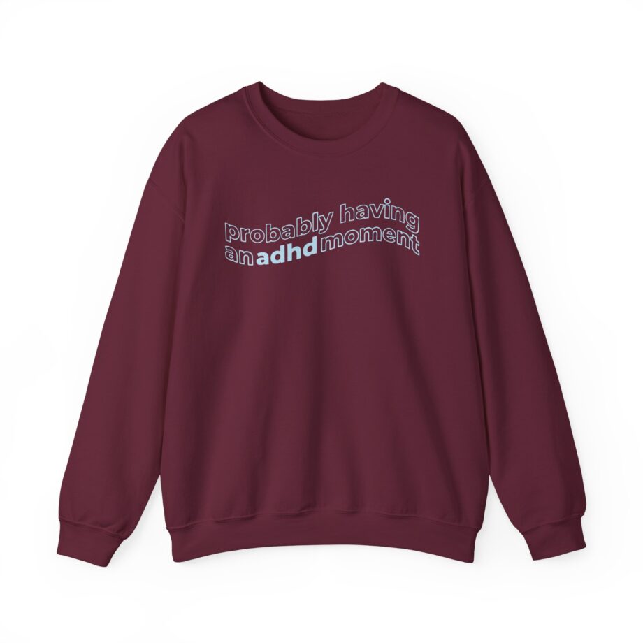 Kallmekris Probably having an adhd moment Unisex Heavy Blend™ Crewneck Sweatshirt