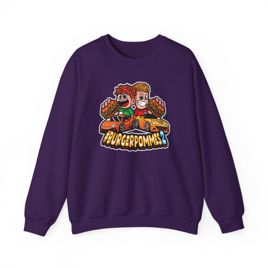 Burger Pommes Unisex Heavy Blend™ Crewneck Sweatshirt