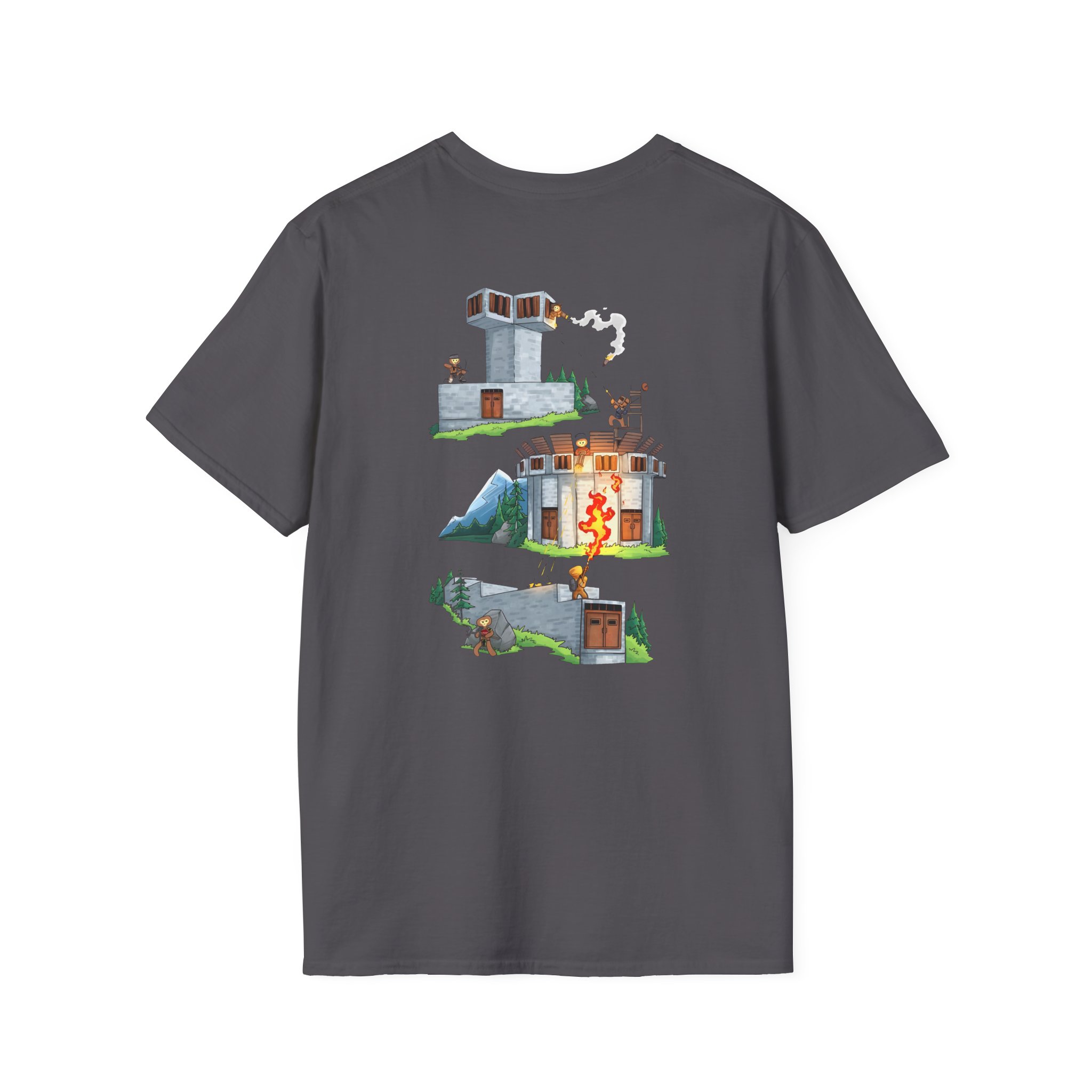 Spoonkid Battlefield Unisex Softstyle T-Shirt