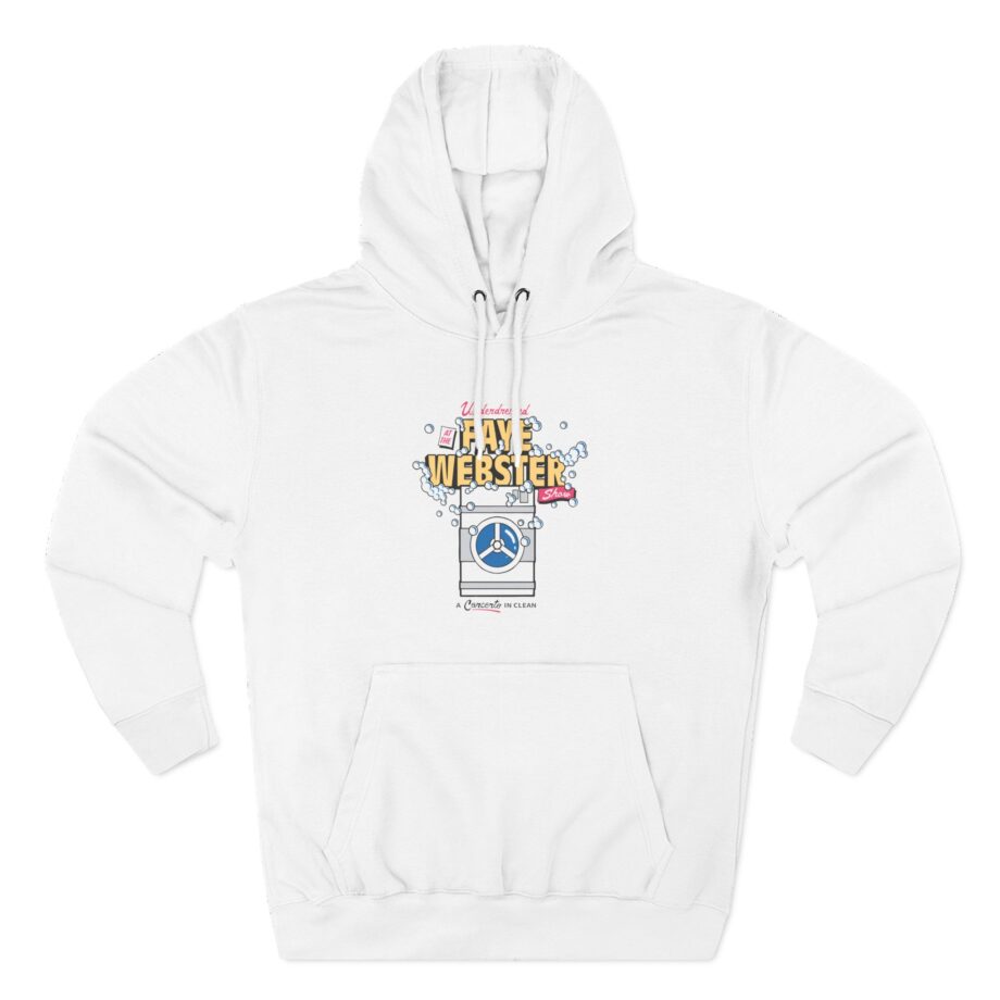 Faye Webster Laundrette  Three-Panel Fleece Hoodie