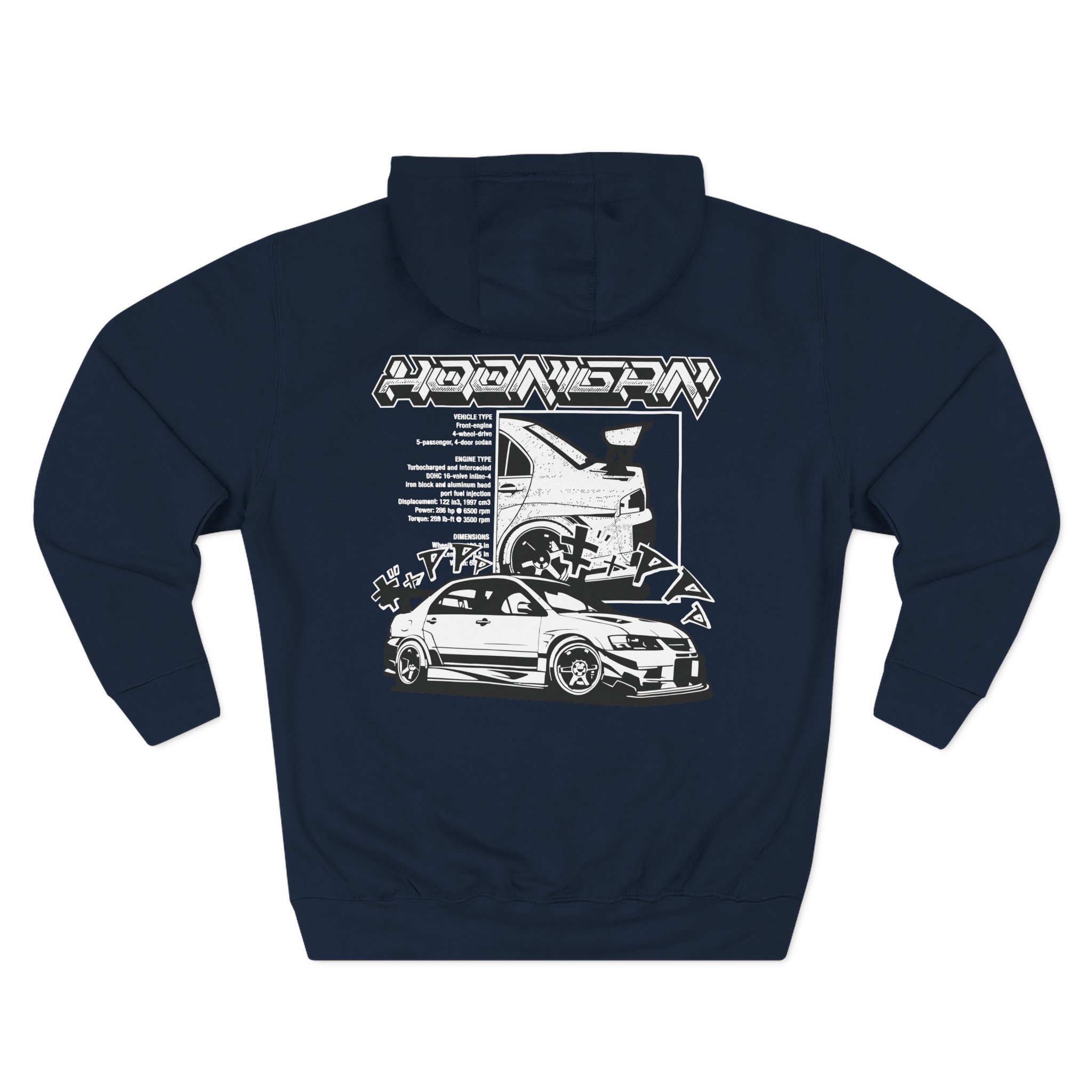 Ken Block Hoonigan Hardtail Three-Panel Fleece Hoodie