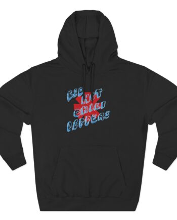 Red Hot Chili Peppers Scribbled Logo Three-Panel Fleece Hoodie