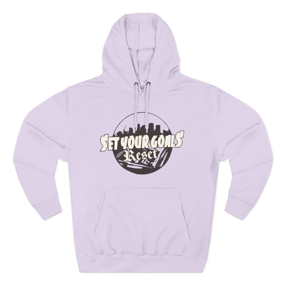 Set Your Goals Reset Three-Panel Fleece Hoodie