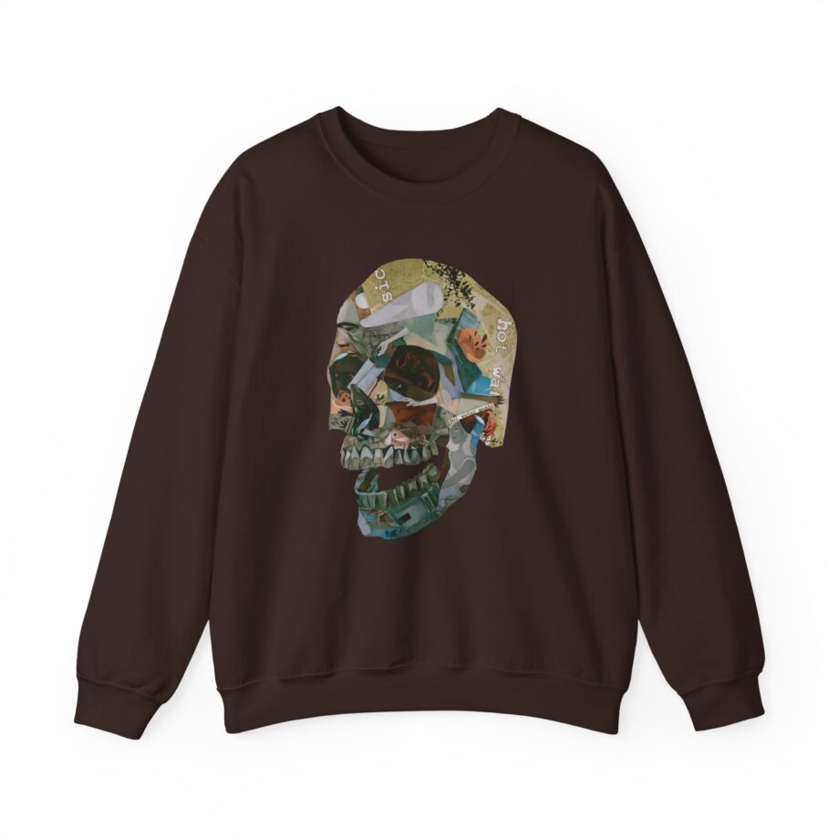 Hot Water Music Album Collage Skull Unisex Heavy Blend™ Crewneck Sweatshirt