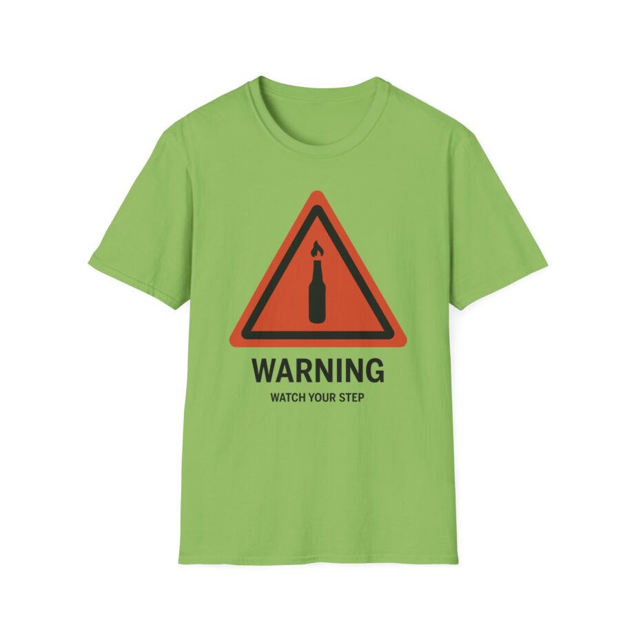 Summit1g Warning Watch Your Step Unisex Softstyle T-Shirt