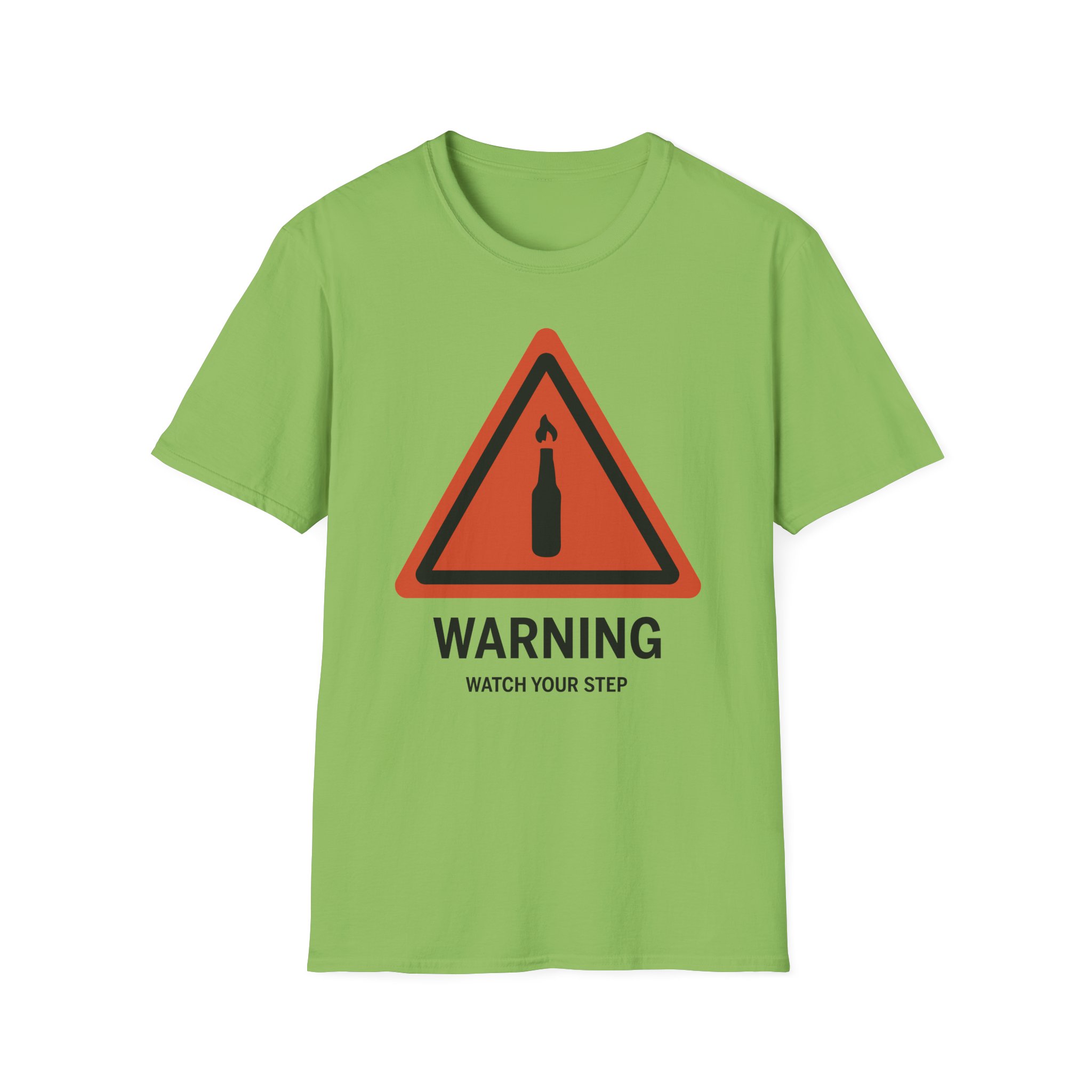 Summit1g Warning Watch Your Step Unisex Softstyle T-Shirt