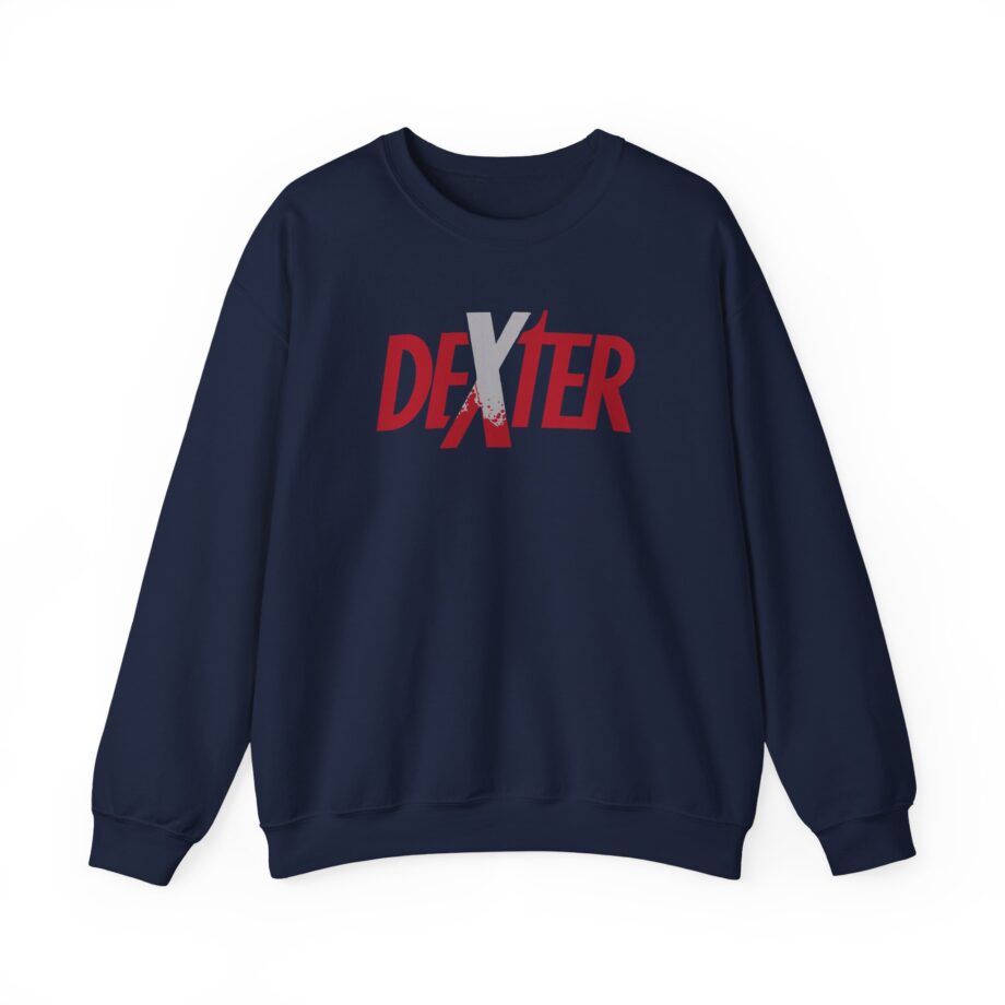 Dexter Spatter Logo Unisex Heavy Blend™ Crewneck Sweatshirt