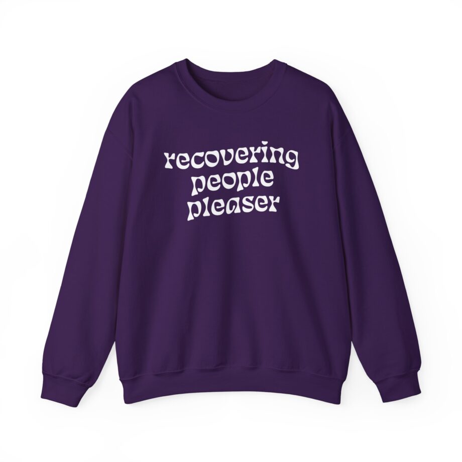 Charlotte Dobre Recovering People Pleaser Unisex Heavy Blend™ Crewneck Sweatshirt