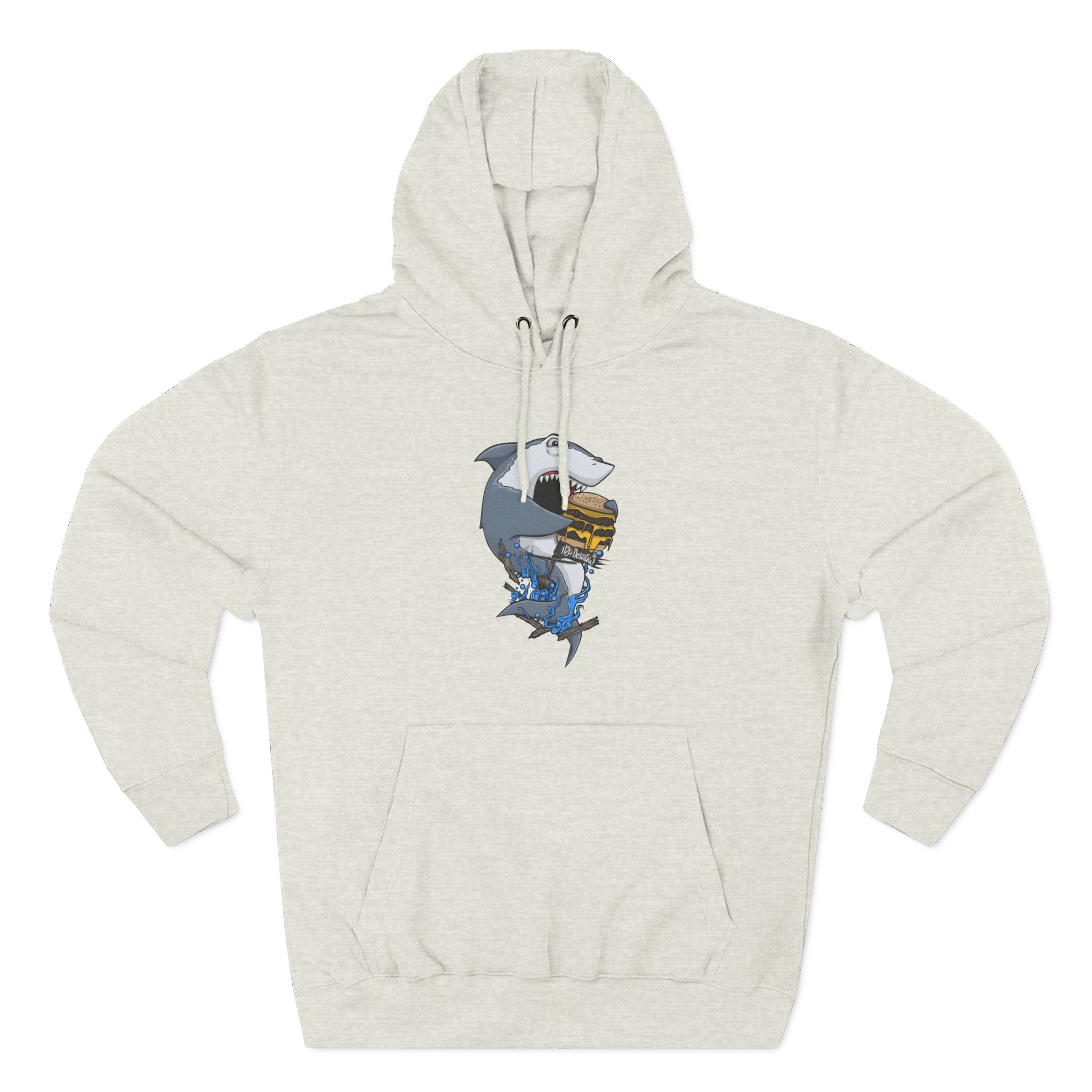 H2odelirious Hungry Shark Three-Panel Fleece Hoodie