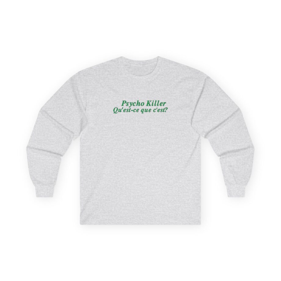 Miley Cyrus Talking Heads X Miley Psycho Killer Unisex Ultra Cotton Long Sleeve Tee