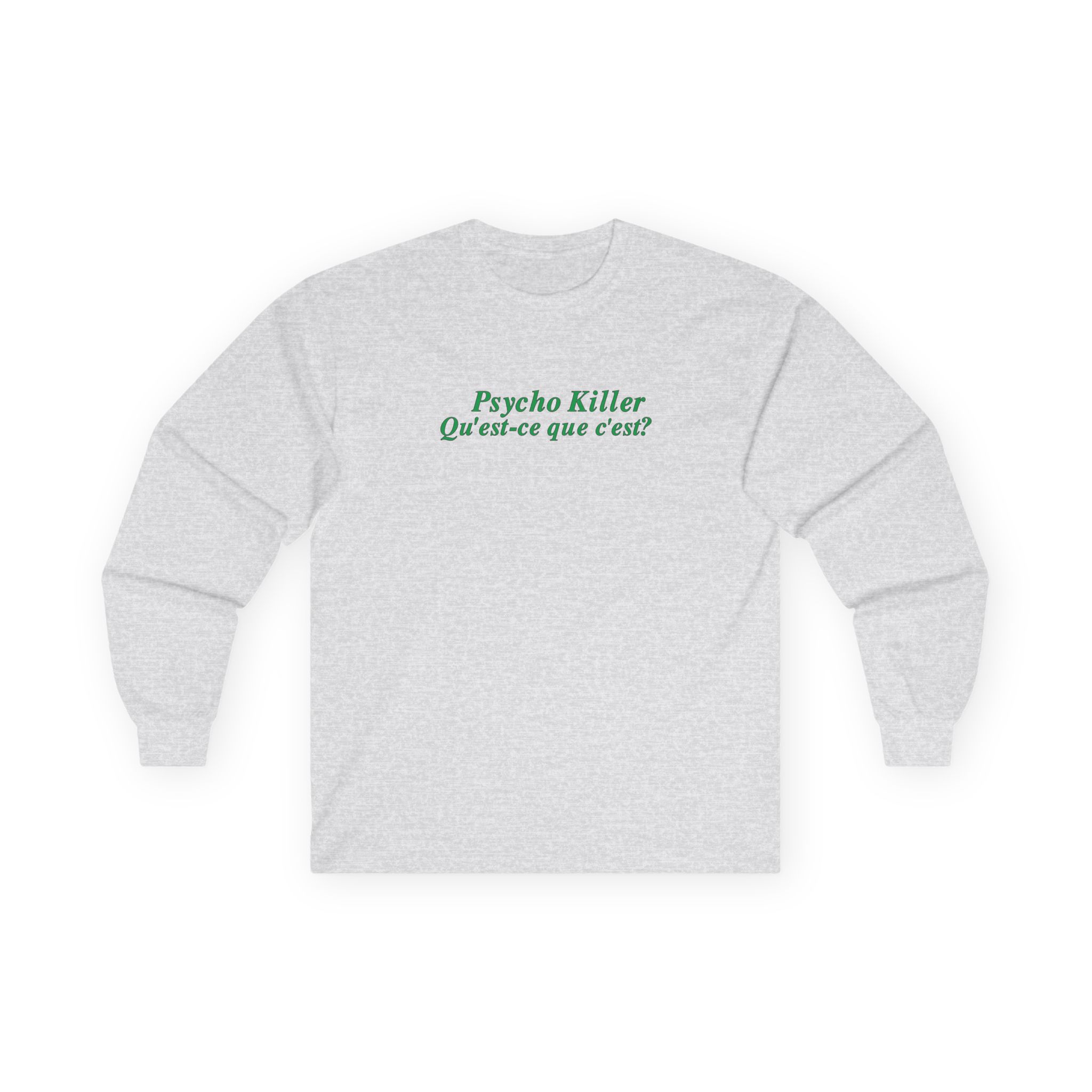 Miley Cyrus Talking Heads X Miley Psycho Killer Unisex Ultra Cotton Long Sleeve Tee