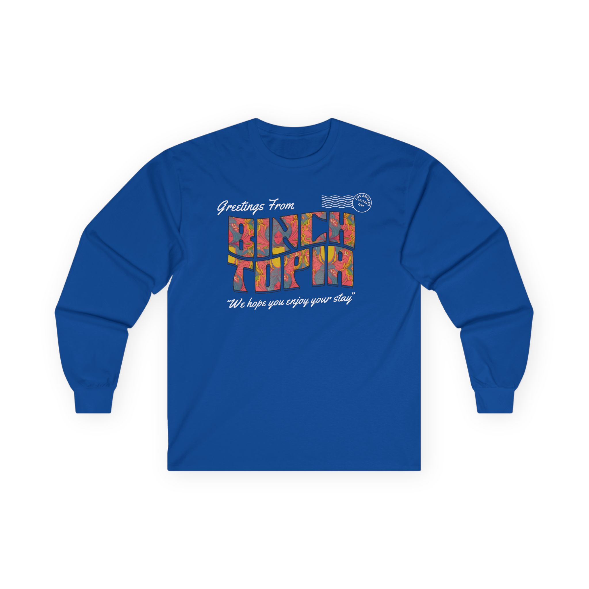 Binchtopia Postcard Unisex Ultra Cotton Long Sleeve Tee