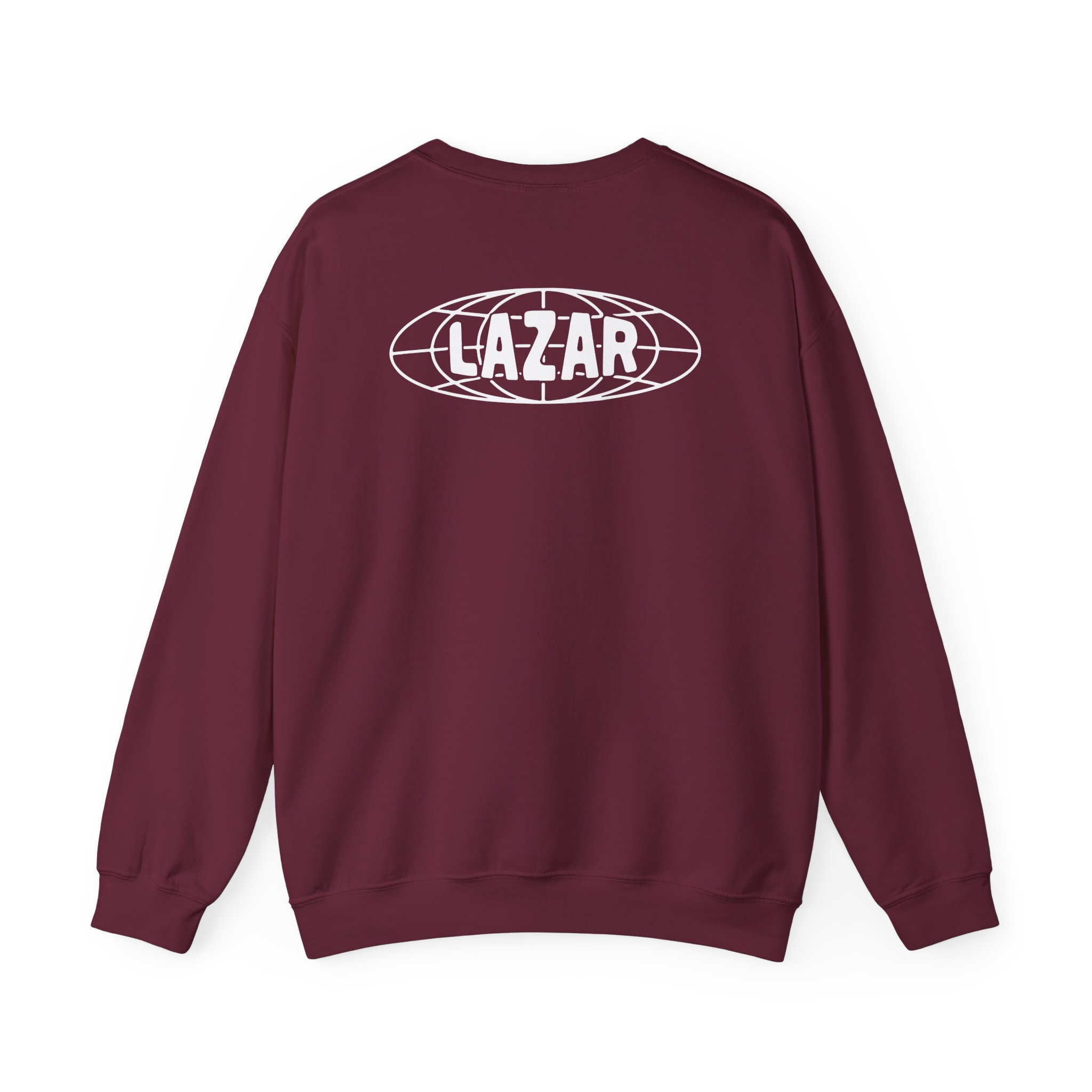 Lazarbeam Globe Indigo Unisex Heavy Blendâ„¢ Crewneck Sweatshirt