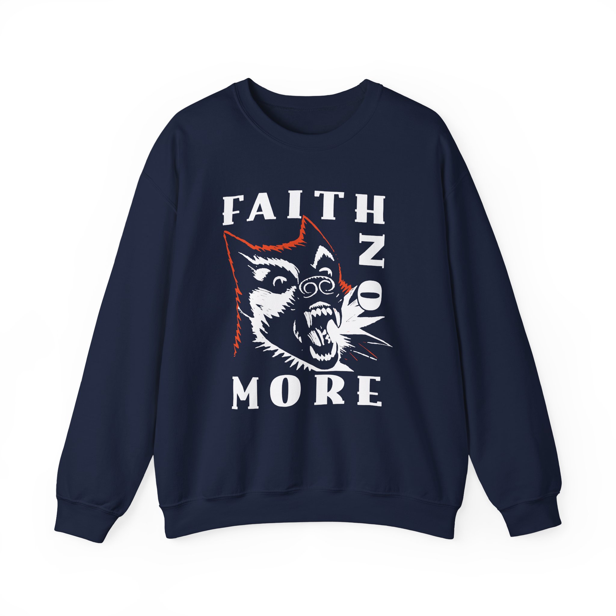 Faith No More Logo Dog Unisex Heavy Blendâ„¢ Crewneck Sweatshirt