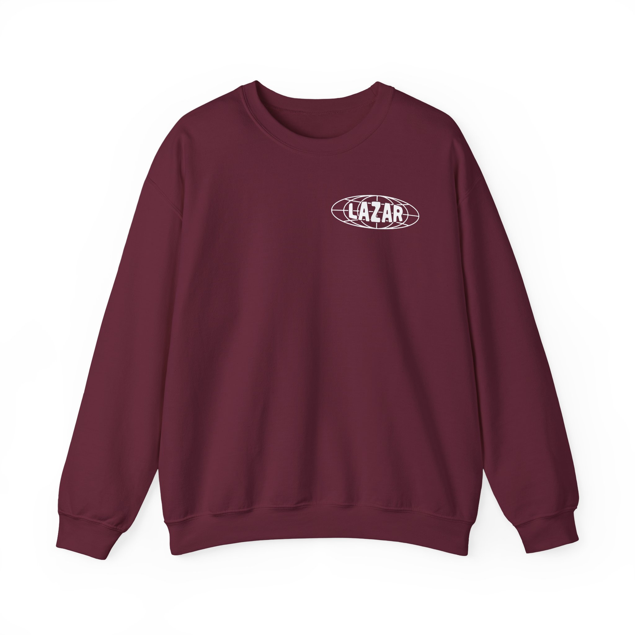 Lazarbeam Globe Indigo Unisex Heavy Blendâ„¢ Crewneck Sweatshirt