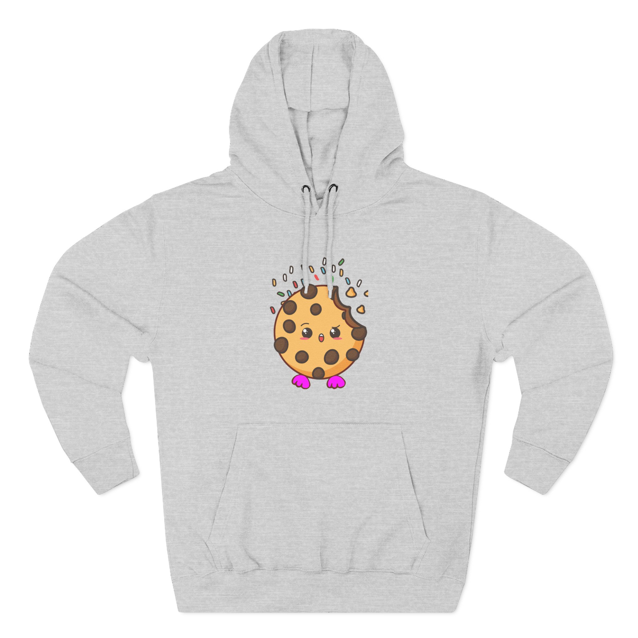 Cookieswirlc Three-Panel Fleece Hoodie