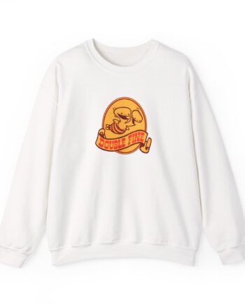 Double Fine Golden Two-headed Baby Unisex Heavy Blend™ Crewneck Sweatshirt