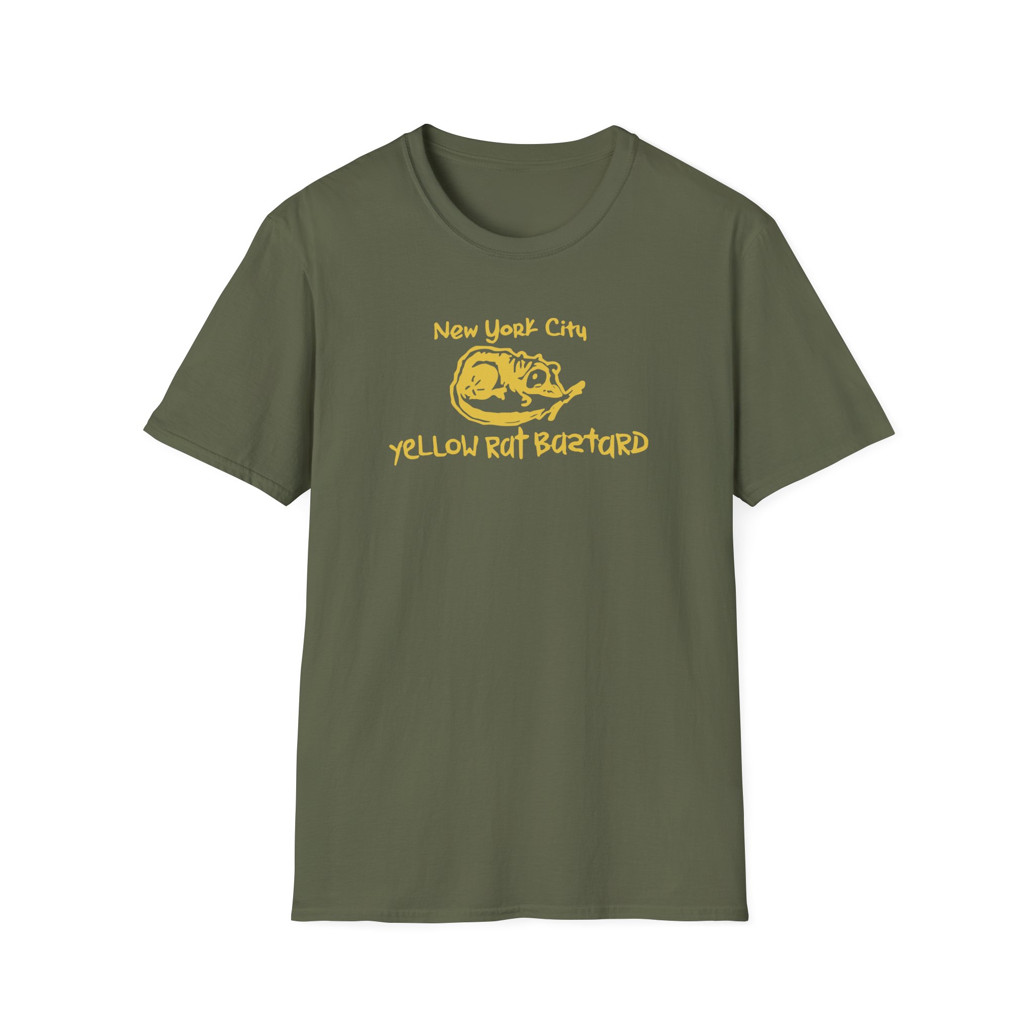 Ishowspeed John Galt Nyc Yellow Rat Bastard Unisex Softstyle T-Shirt